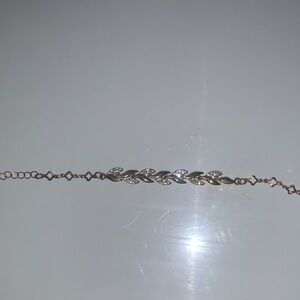 Real gold and silver bracelet
